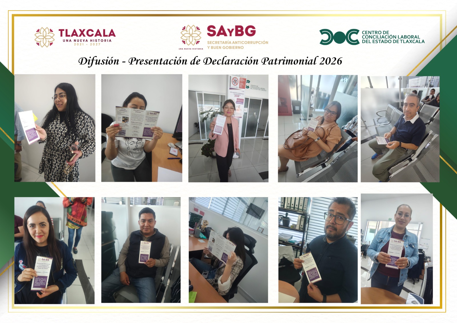 Difusión - Presentación de Declaración Patrimonial 2026